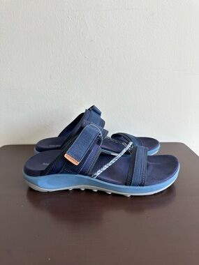 Merrell Terran 4 Post Wrap Sea Comfort Sandal Navy Blue Women's Sandal Size 9